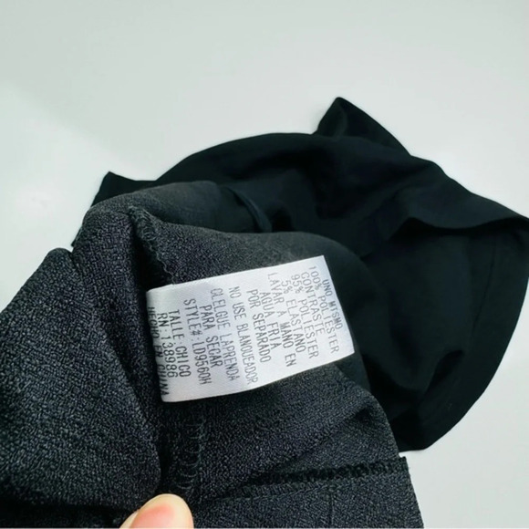 ANGL Black Sheer Lace Embroidered Fit And Flare Dress Size Small - Picture 9 of 9